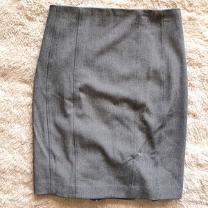 Express grey pencil skirt